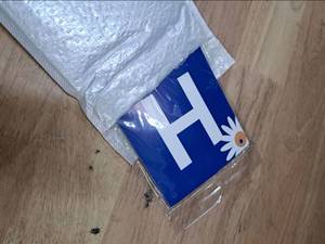 lot 2071 image: Blue Wildflower Birthday Banner (stock image is an approximate)