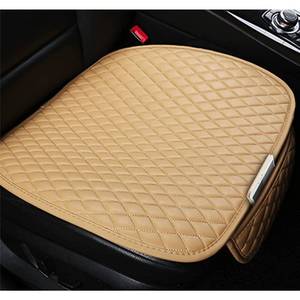 lot 2076 image: Moly Magnolia Leather Car Seat CoverProtector, Car Seat Cushion, Comfortable, Compatible with 90% Vehicles, Cars, SUVs, Car Interior Accessories for Men and Women (Beige)