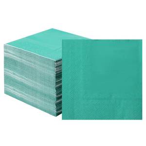 lot 2436 image: Tamone 100PCS 2-Ply St Patricks Day Napkins - Green Napkins - Green Cocktail Napkins Disposable - Premium Quality Beverage Napkins Soft and Absorbent - Paper Napkins for Birthday Party 5x5inch
