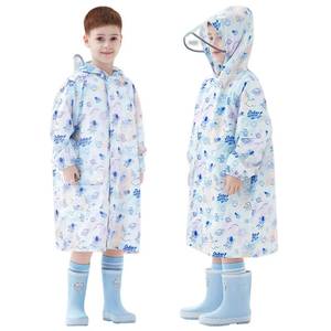lot 2439 image: Kids Raincoats Girls Rain Poncho Rain Jacket Children Rain Wear Rainwear S