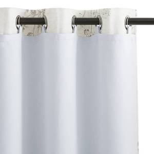 lot 3527 image: KGORGE Blackout Curtain Liners - Thermal Insulating Noise Reduce Detachable Liners for 42 Wide x 84 Long CurtainsBedroom Window, Rings Included, 2 Panels, 40 inch Wide x 80 inch Long
