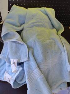 lot 3528 image: A 2 Pack Of Bath Towels In Blue, 65In X 33In Each