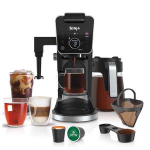lot 3550 image: Ninja Hot and Iced Coffee Maker, Single Serve Coffee Maker and Drip Coffee Machine, DualBrew Pro Specialty 12-Cup with K-Cup Combo, Includes Permanent Filter, CFP307