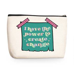lot 4163 image: Motivational Mental Health Gifts Makeup Bag Mental Health Awareness Positive Affirmations Inspirational Gifts for Women Psychologist Therapist Medical Staff Birthday Friendship Nurse Day Cosmetic Bag, 6 Pack