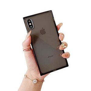 lot 4174 image: Cocomii - Rectangle Case Compatible with iPhone XsX - Clear Transparent, Show Beauty, Women Girls Men, Protective Phone Case for iPhone XsX 5.8 inch, Black