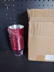 lot 11313 image: Red Metallic Cups Bulk Set