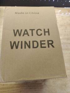 lot 15267 image: Automatic Watch Winder Display Box