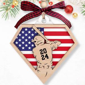 lot 16184 image: Pawzity Baseball Gifts - Baseball Gifts for Boys, Kids, Players - Sports Ornament - Wood Ornament 2024 (3 Pack)