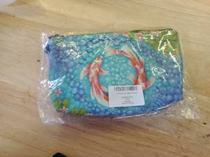 lot 16187 image: Japanese Koi Fish Cosmetic Pouch