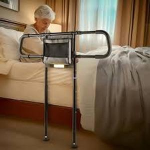 lot 3537 image: Nimood C4 Pro Bed Rails with Motion Light