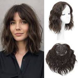 lot 4189 image: Womens UDU Short Wavy Hair Wiglet Topper