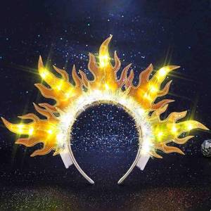 lot 8220 image: Flame Light up Headband