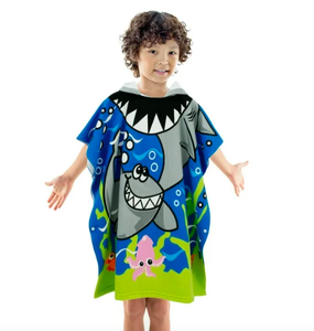 lot 8225 image: Kids Pull Over Shark Towel