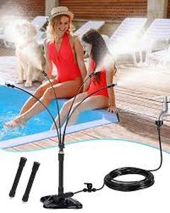 lot 15262 image: Kiieyna Patio Mister Outdoor Cooling System