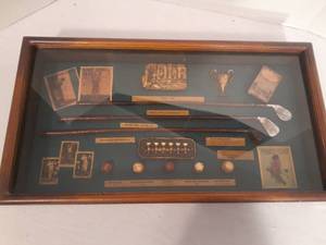 lot 1112 image: Golf Shadow Box.  2.5 x 20.5 x 11
