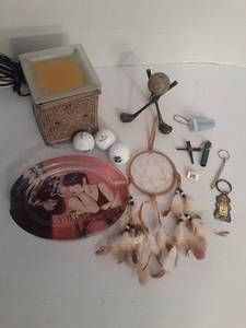 lot 1123 image: Scentsy Wax Warmer. Golf Ball Holder and More