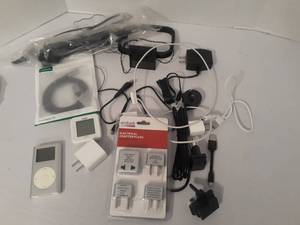 lot 1126 image: Various Cords and Electrical Adapter Plugs