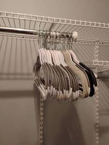 lot 1153 image: Plastic Hangers