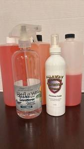 lot 1338 image: Cleanpourri Glass Cleaner and Allaway Furniture Polish Bundle