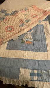 lot 1407 image: Baby blanket quilts