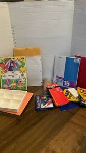 lot 1496 image: Markers,pencils, paper and more