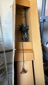 lot 3009 image: Copper Torch D1980cmFrontgate Furniture torches - new in box