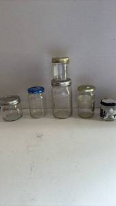 lot 3062 image: Assortment of jars with lids