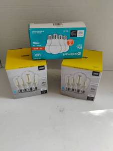 lot 3102 image: LED Light Bulb Multi-Pack - EcoSmart and Feit 60W Equivalent