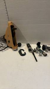 lot 3125 image: Extension cord winder, Child safety lock, lighter and hose connections