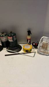 lot 3126 image: Propane Fuel, Portable propane golf heater and more