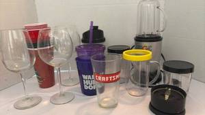 lot 3309 image: Magic Bullet Blender Replacement Cups and Accessories and more