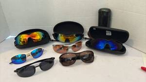 lot 3329 image: Sports Sunglasses Collection with Cases - Multiple Styles and Colors