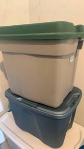 lot 3601 image: 2 heavy duty storage bins