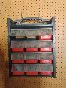 lot 3702 image: 10pcs Storage Bin with Contents