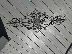 lot 4125 image: Metal Wall Decor.  47 x 19