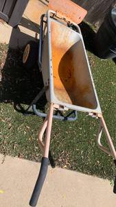 lot 4202 image: Worx garden cart