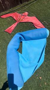 lot 4211 image: Pool float and bird flag