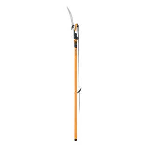 lot 1856 image: Fiskars 7 -14  Extendable Pole Saw and Pruner Garden Tool with Power-Lever