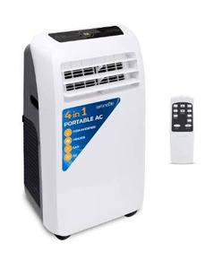 lot 1892 image: SereneLife Portable Electric Air Conditioner Unit 1150W 1200 BTU Power - Retail $389.90