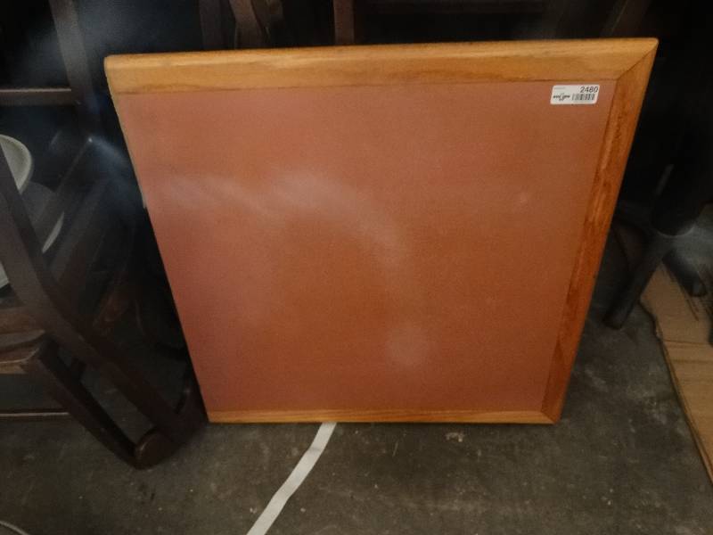 lot 2480 image: Wall mount table- 30 x 30
