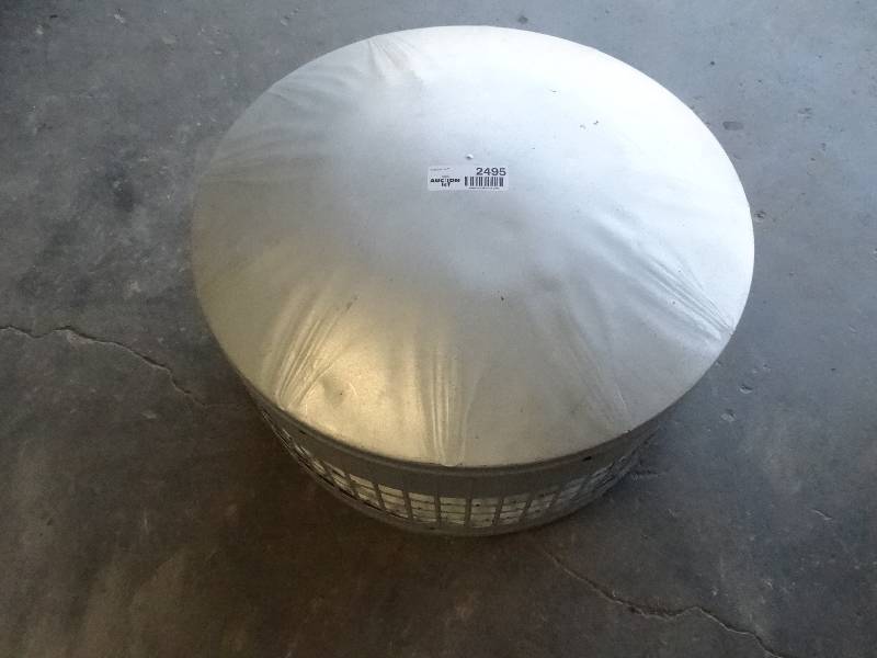 lot 2495 image: 11 round gas vent cap