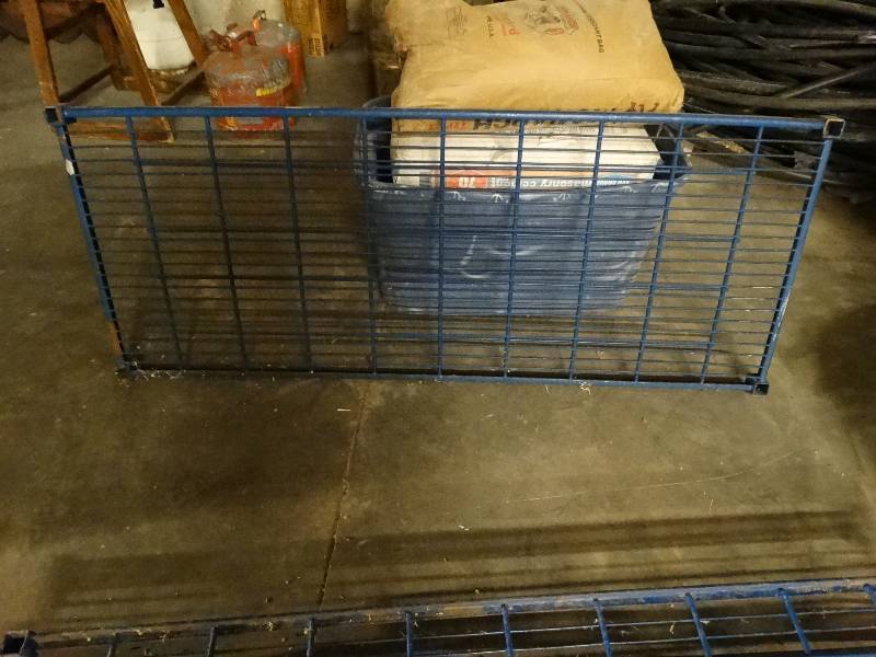 lot 2521 image: 4 wire racks for heavy shelving 60 x 24