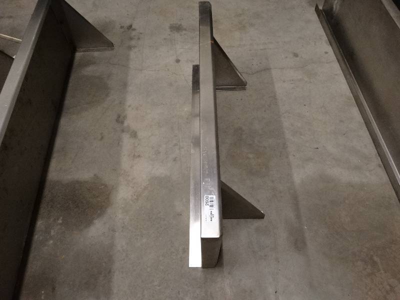 lot 2600 image: Stainless steel shelf