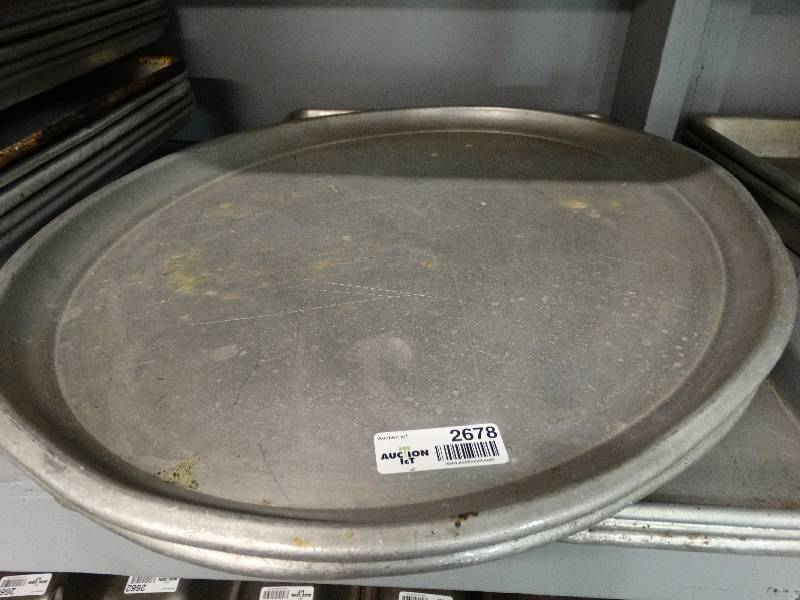 lot 2678 image: Lot of two aluminum pans.