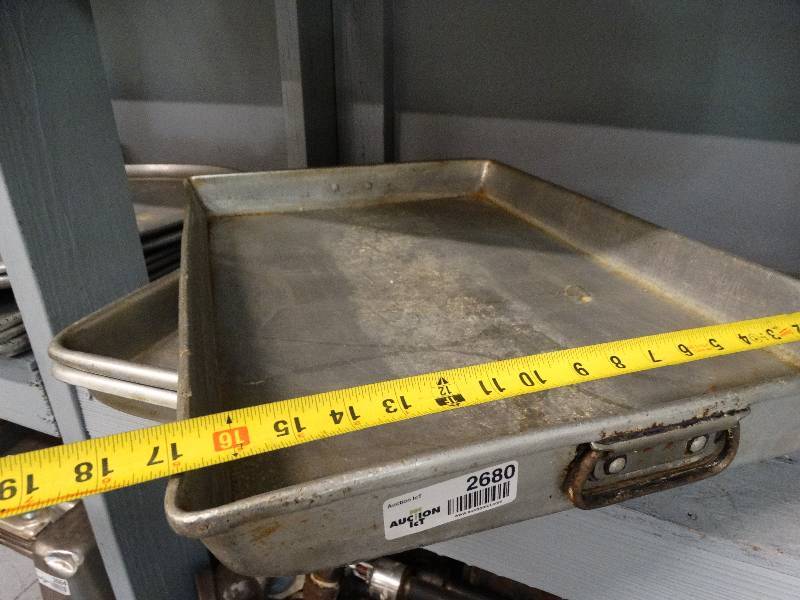 lot 2680 image: Aluminum pan.