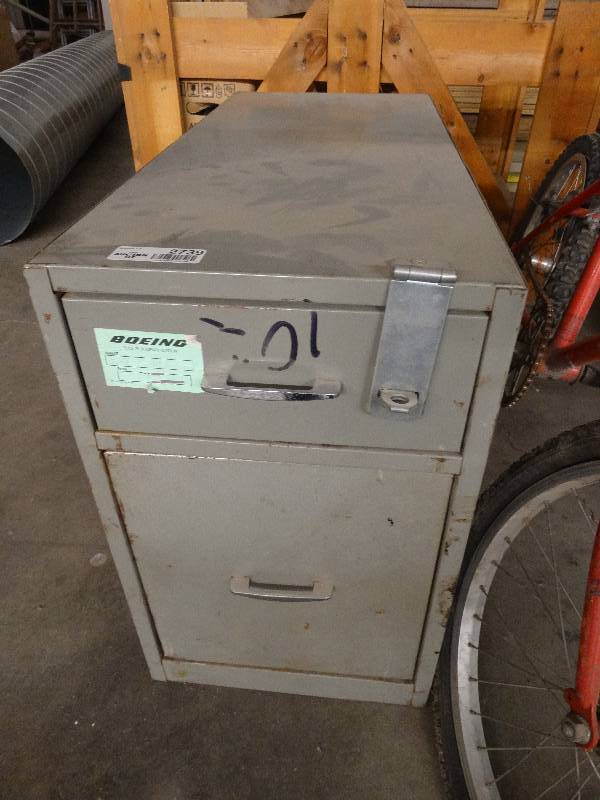 lot 2739 image: File cabinet with hinge lock.