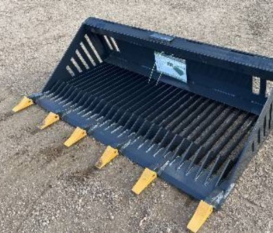 lot 2521 image: Unused LandHonor RB-14-78W Skid Steer Rock Bucket