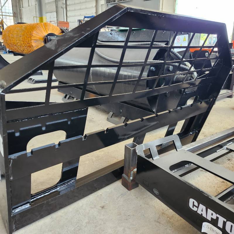 lot 7007 image: Unused Skid Steer Forklift Fork Extensions with Mounting Frame&nbsp