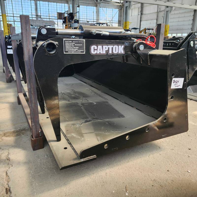 lot 7024 image: Unused Hydraulic Skid Steer Plate Grabber Attachment  CK-PG72C