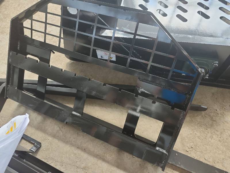 lot 7413 image: Heavy Duty Skid Steer Plate and Forklift Forks